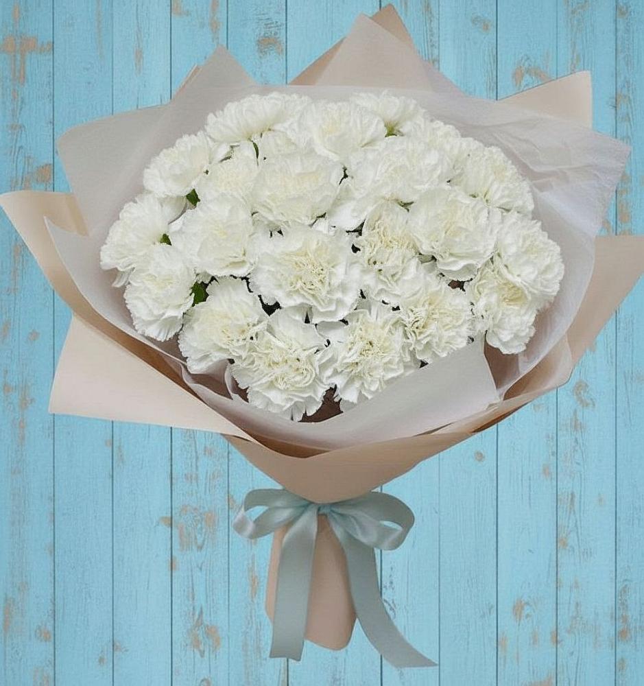 Букет цветов из: Гвоздики в Шубном