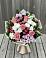 Букет цветов из: Альстромерии, Гвоздики, Розы и Хризантемы в Шубном