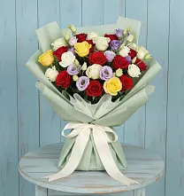 Букет цветов из:  Розы в Шубном