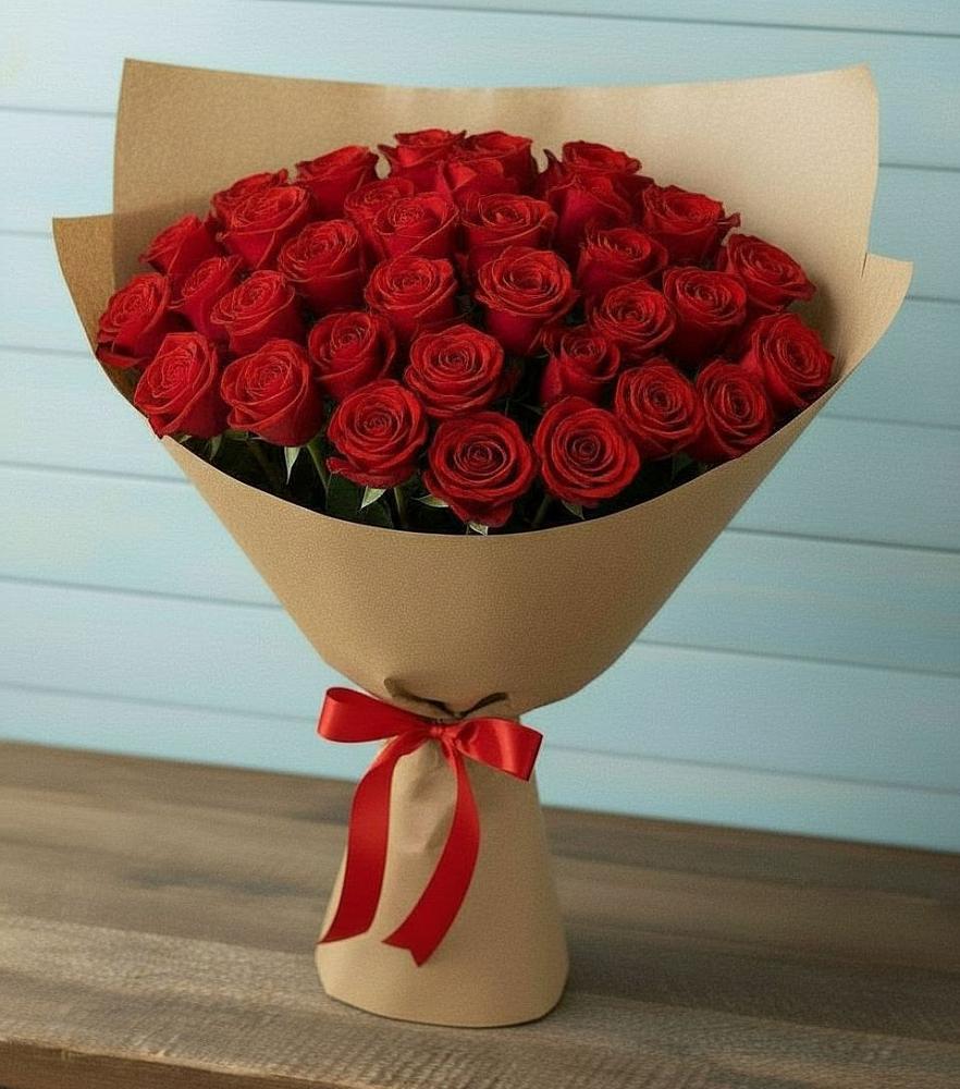 Букет Красные розы Милано в Шубном