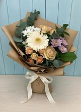 Букет цветов из:  Герберы и Хризантемы в Шубном