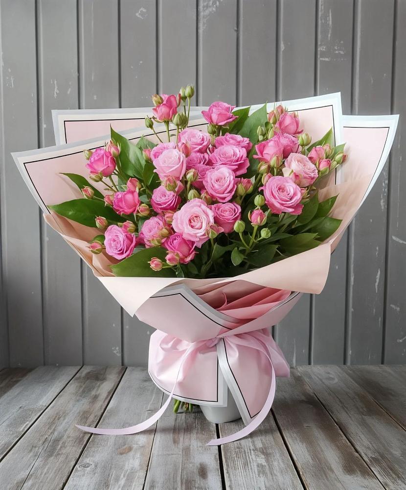 Букет Розовый кустик в Шубном