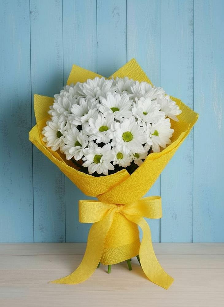 Букет цветов из: Хризантемы в Шубном