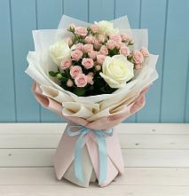 Букет цветов из:  Розы #REPLACE_PRED# Шубном