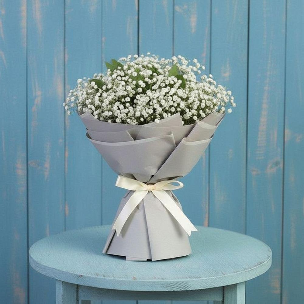 Букет цветов из: Гипсофила в Шубном