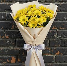 Букет цветов из:  Хризантемы #REPLACE_PRED# Шубном