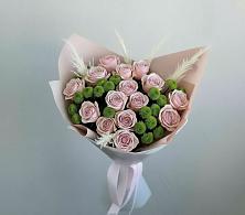 Букет цветов из:  Розы и Хризантемы #REPLACE_PRED# Шубном