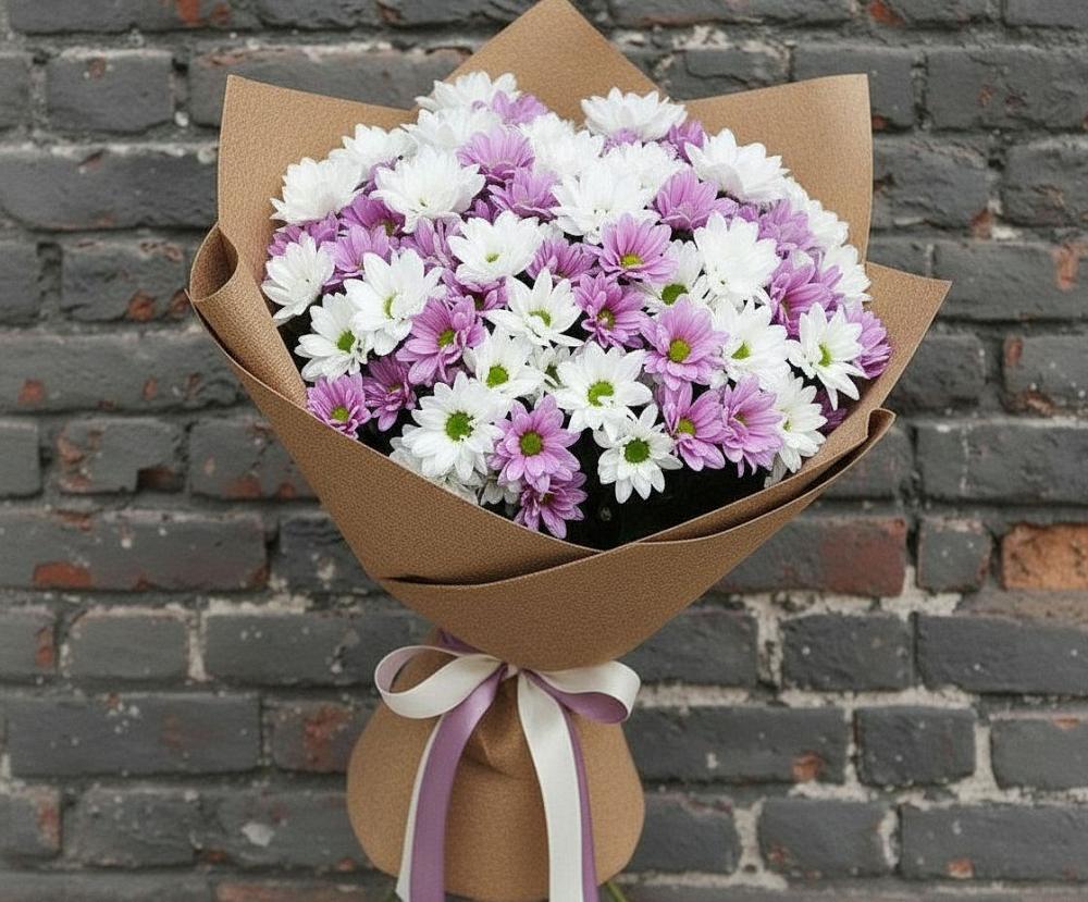 Букет цветов из: Хризантемы в Шубном