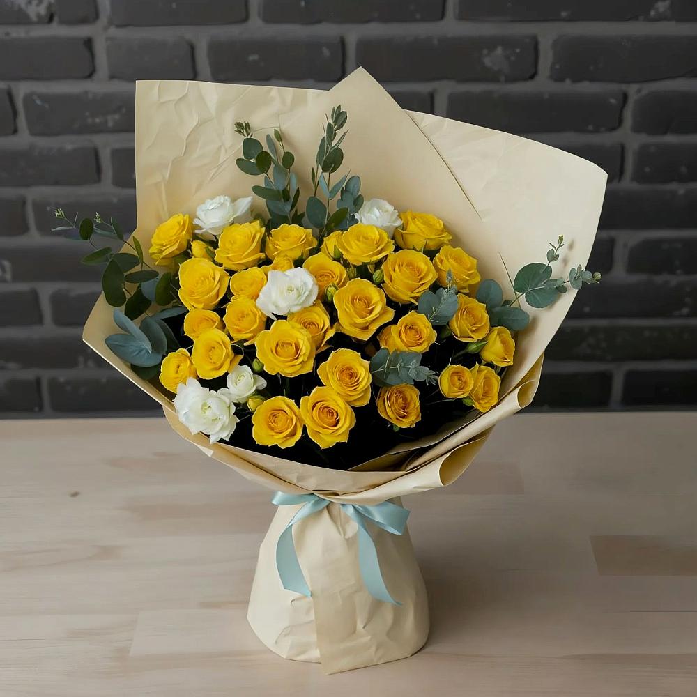 Букет цветов из: Розы в Шубном