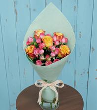 Букет цветов из:  Розы #REPLACE_PRED# Шубном